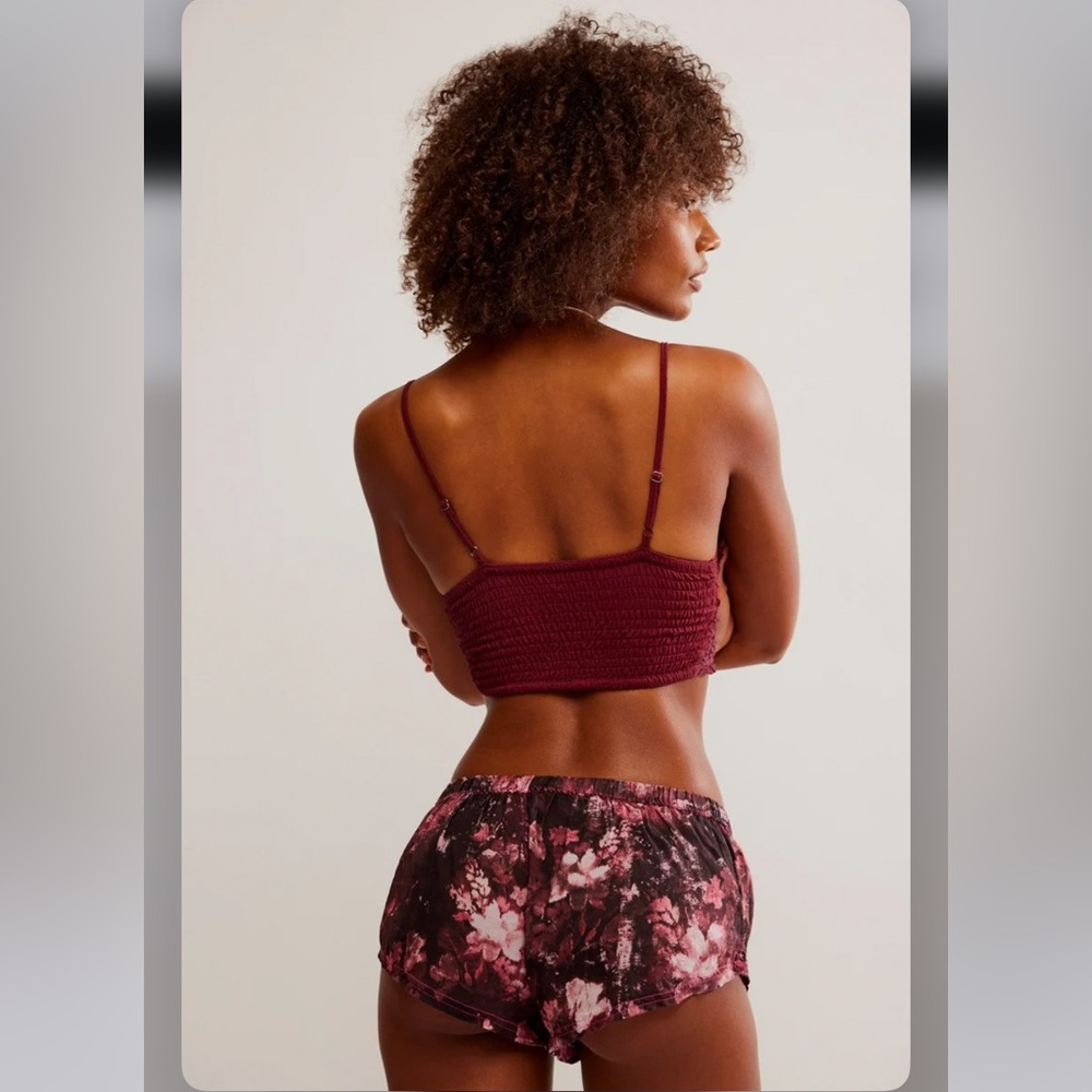 Free People Amina Bralette in Açaí Size Large Retail - Picture 2 of 5
